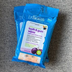 Dr Browns baby tooth and gum wipes